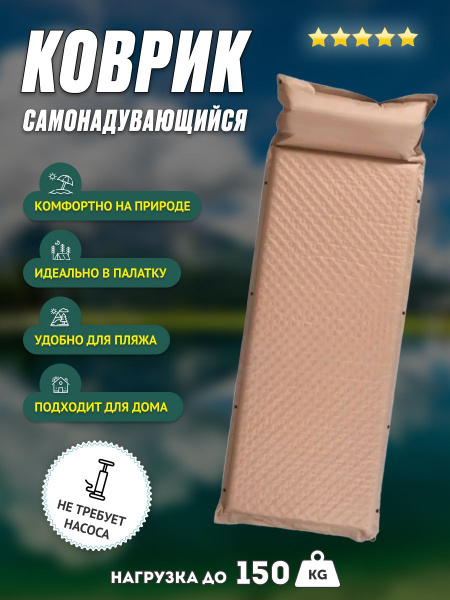 Матрас надувной ONE SELLER Коврик туристический самонадувающийся 1 186 ...