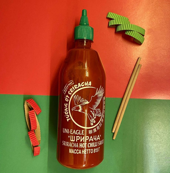Uni-Eagle cоус "Шрирача/Shriracha Hot Chilli Sauce" (0,815кг/740мл ...