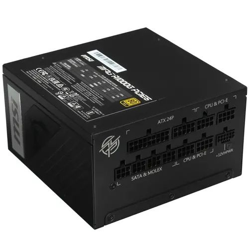 Блок питания MSI MPG A1000G PCIE5 (306-7ZP7C11-CE0) черный - 1000 Вт ...