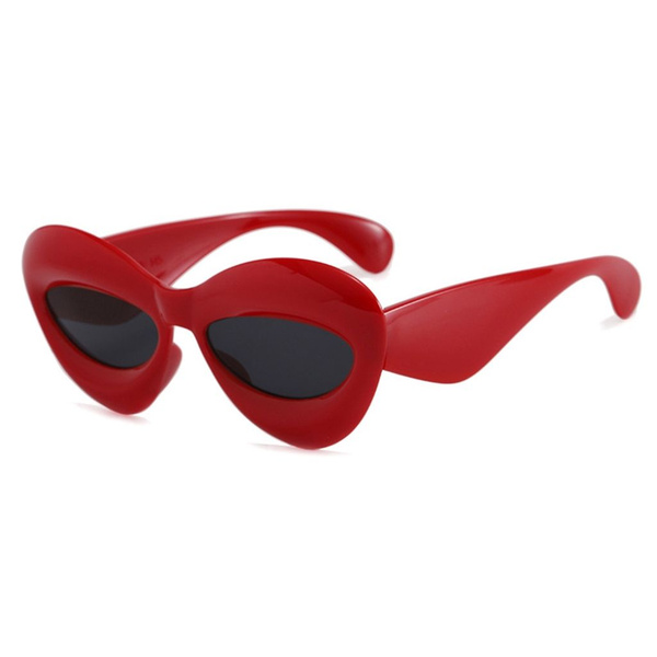 Солнцезащитные очки кошачий глаз в большой толстой оправе ET Glasses ...