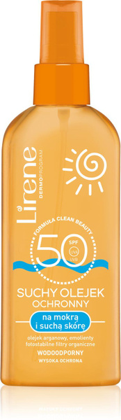 Lirene Sun - сухое масло для загара SPF 50 / 150 ml - купить с ...
