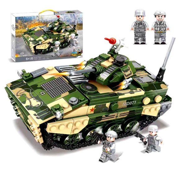 Конструктор Набор военной техники (Модель Танка)детали:398 фигурки:2 ...