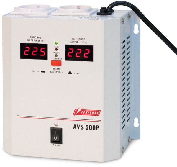 Стабилизатор напряжения POWERMAN AVS 500P, ступенчатый регулятор ...