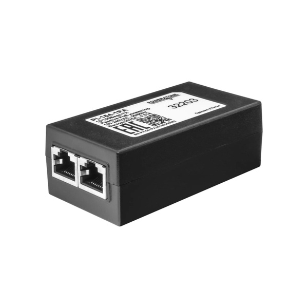PoE инжектор неуправляемый PI-154-1PA, 1x10/100BASE-TX 50В PoE passive ...