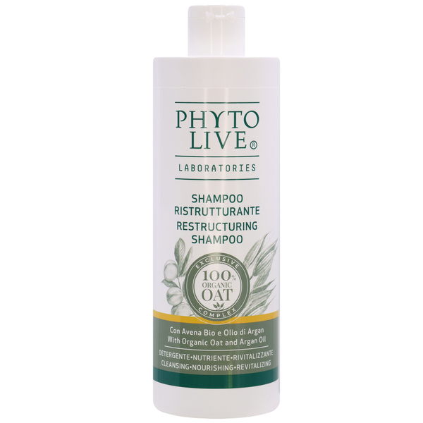 PHYTO LIVE Шампунь восстанавливающий с Овсом и Аргановым маслом для ...