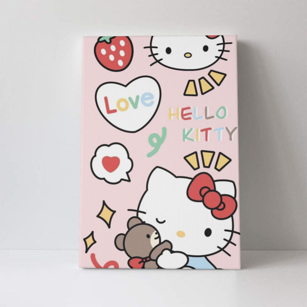 Постер Hello Kitty Птицы, Города купить по выгодной цене в интернет ...