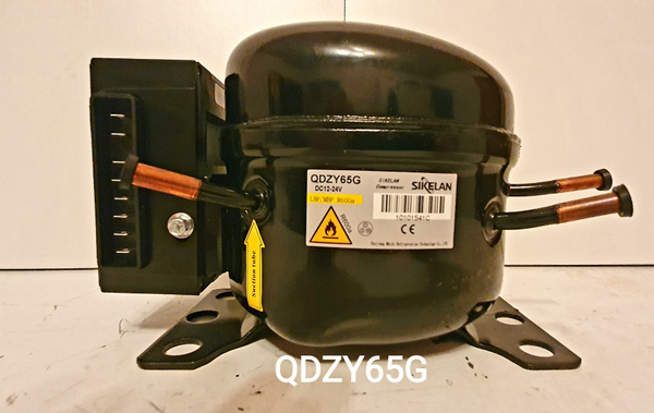 Компрессор 12 (24) вольт для холодильника инверторный QDZY65G фреон ...