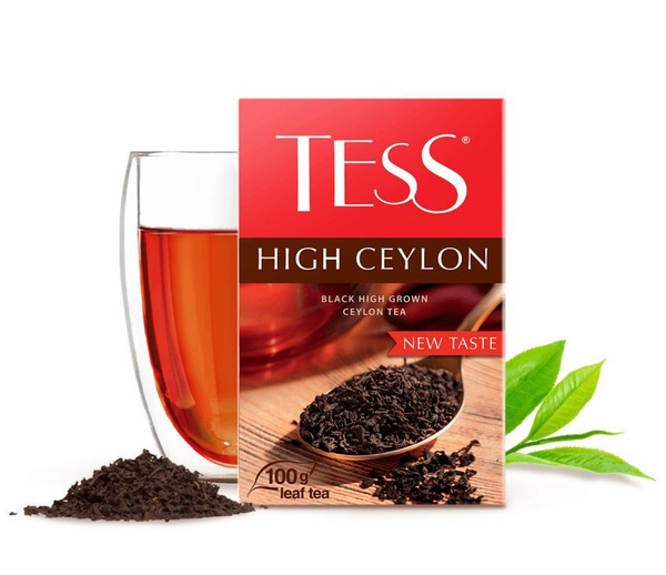 Чай черный листовой Tess High Ceylon, 100гр - 5ШТ - купить с доставкой ...