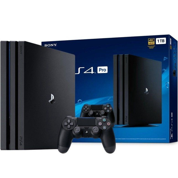 Игровая приставка PlayStation 4 Pro (1TB), Black Новая Российская ...
