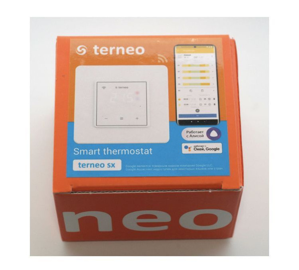 Терморегулятор/термостат Terneo sx Для теплого пола, Для инфракрасного ...