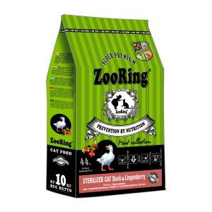 ZooRing (Зооринг) корм сухой для стерилизованных кошек Sterilized Duck ...