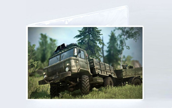 Обложка на зачетную книжку Spintires, Спинтайрес №8 - купить с ...
