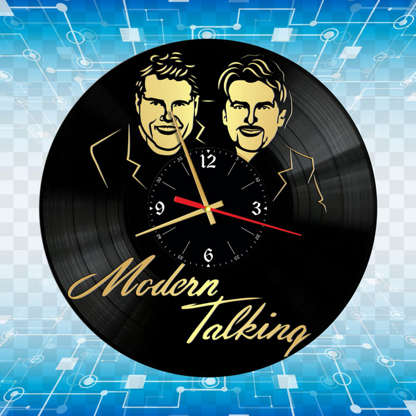 Настенные часы с группой Modern Talking, Модерн Токинг, Dieter Bohlen ...