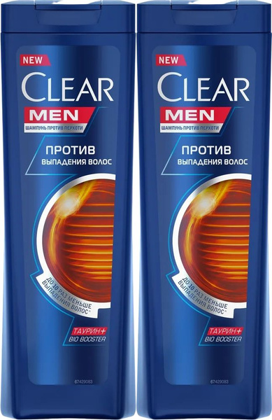 Clear Men шампунь Против выпадения волос с кофеином и таурином, защита ...