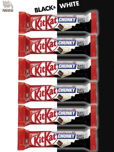 Батончик KitKat Chunky Black & White / Кит Кат Чанки Блэк Вайт , 42 г ...