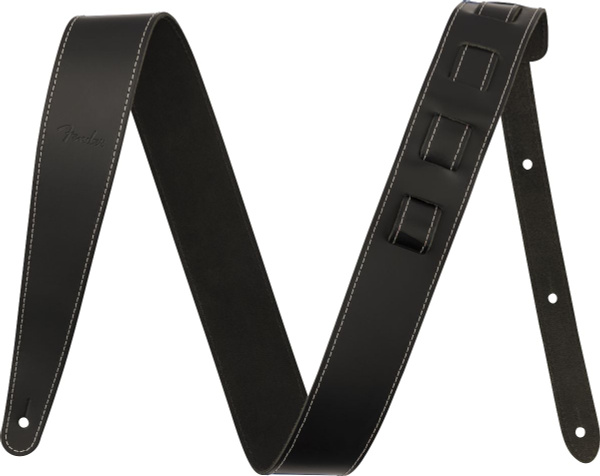 Кожаный ремень для гитары Fender 2" Essentials Leather Strap, Black ...