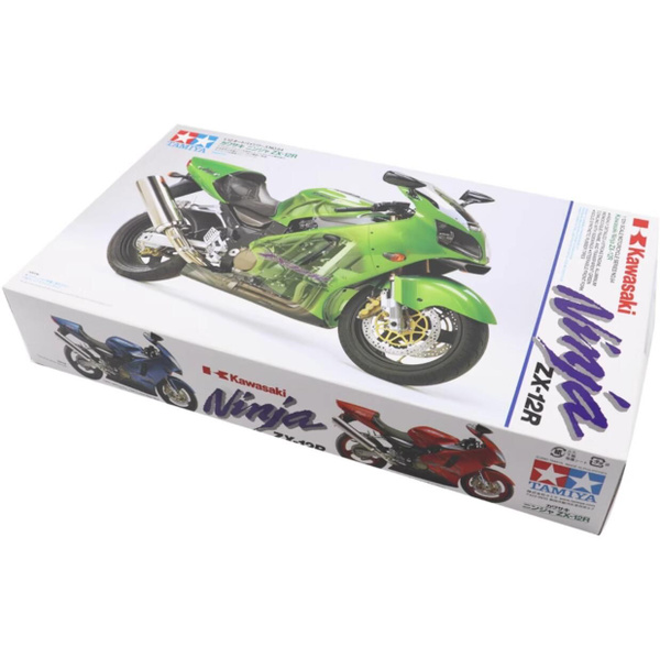 Модель мотоцикла 1/12 масштаб мотоцикла Ninja ZX-12R хобби пластиковая ...