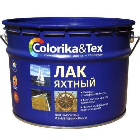 Лак строительный Colorika&Tex, работы Наружные, Внутренние - купить по ...