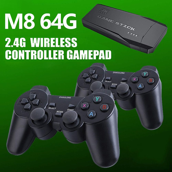 Игровая консоль M8 64G, семейная игровая консоль с 2 беспроводными ...
