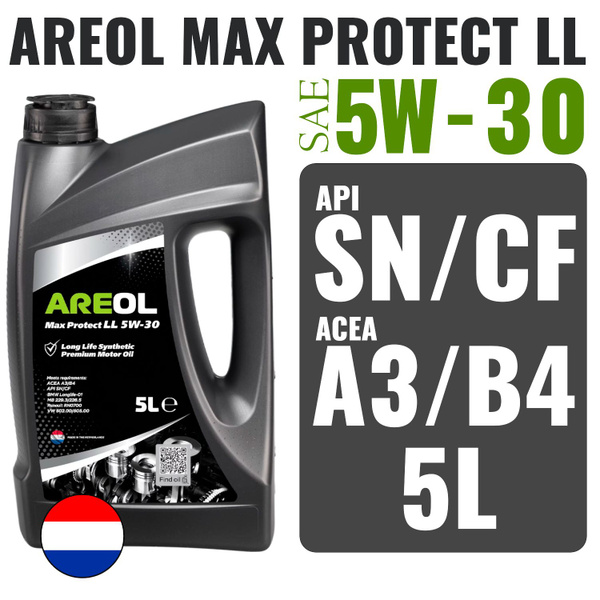 Масло моторное AREOL 5W-30 Синтетическое - купить в интернет-магазине ...