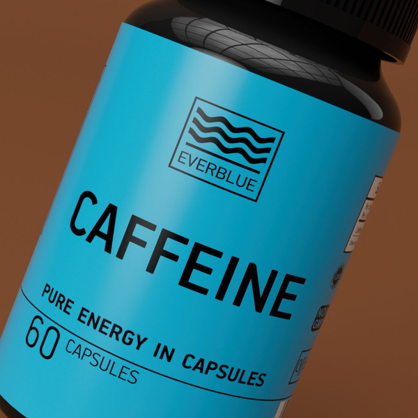 Добавка к пище "Caffeine 200 мг" Кофеин от EVERBLUE (Швейцария ...