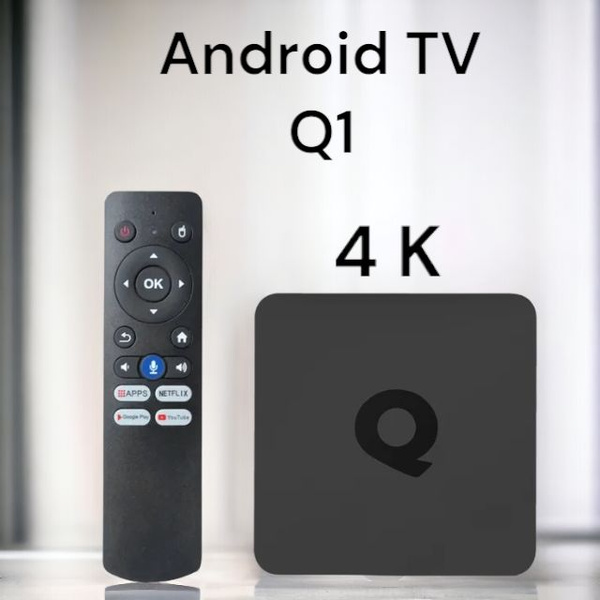 Медиаплеер Смарт ТВ приставка цифровая Android 2GB/8GB, Wi-Fi, 4K ...