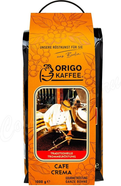 Кофе Origo Kaffee Cafe Crema Gourmetrostung в зернах 1 кг - купить с ...