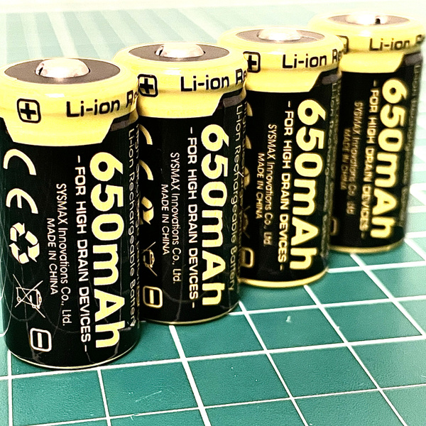NITECORE Аккумуляторная батарейка 16340 (Tenergy 30200, R123, CR123), 3 ...