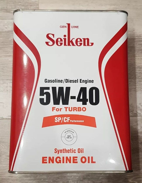 Масло моторное Seiken 5W-40 Синтетическое - купить в интернет-магазине ...