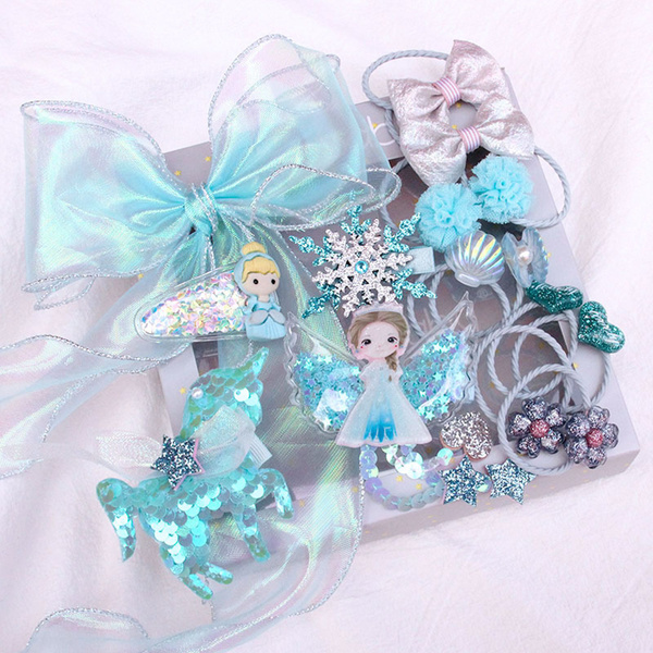 Набор аксессуаров для волос 15 шт для девочек / Подарочный набор ...