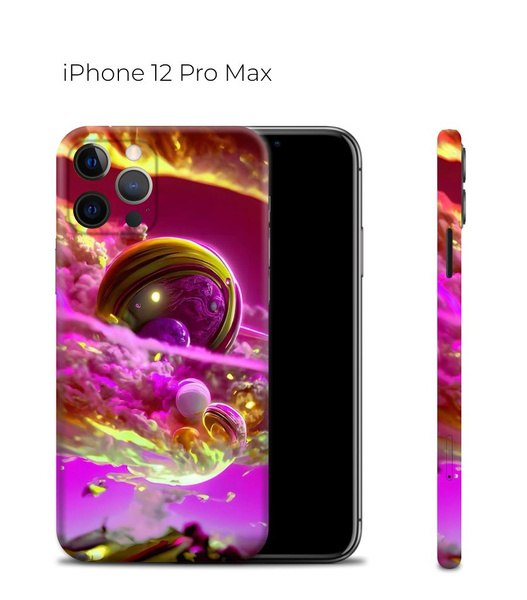 Чехол-наклейка с защитой на камеру на iPhone 12 Pro Max - купить с ...