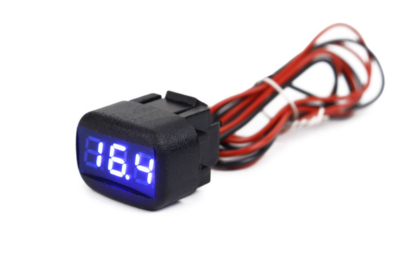 Индикатор напряжения ИН-12 синий для ВАЗ 2110-2112 (европанель), 2113 ...