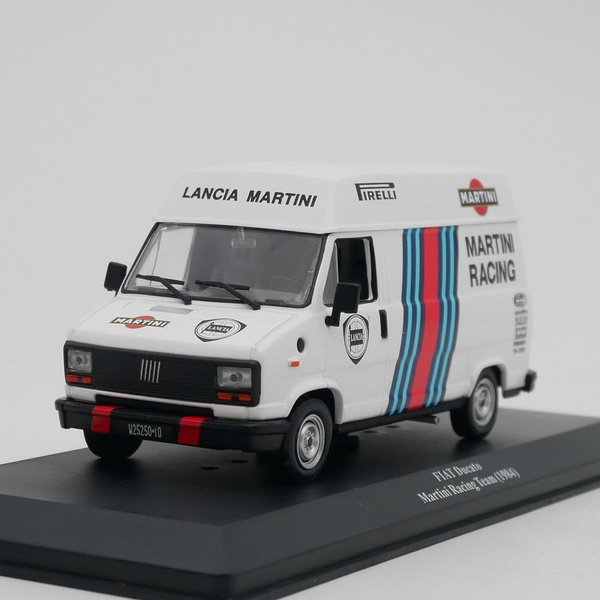 Машинка IXO 1:43 Fiat Ducato van Martin Racing Team Подарочный орнамент ...