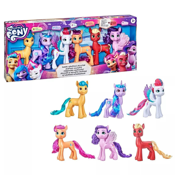 Фигурки My Little Pony Набор из 6 сияющих коллекционных пони - купить с ...