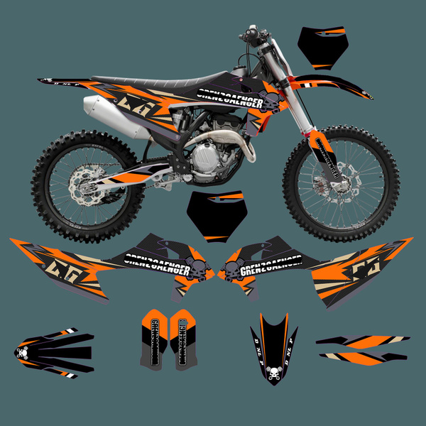 Применяется к KTM 19-22SXF 2019 2020 2021 2022 Мотоцикл наклейка ...