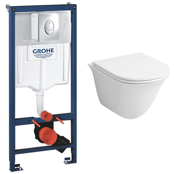 Комплект (унитаз + инсталляция) GROHE, направление выпуска ...