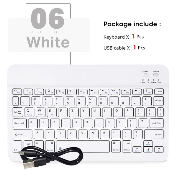 Bluetooth клавиатура для iPad Xiaomi Samsung Huawei Tablet Laptop IOS ...