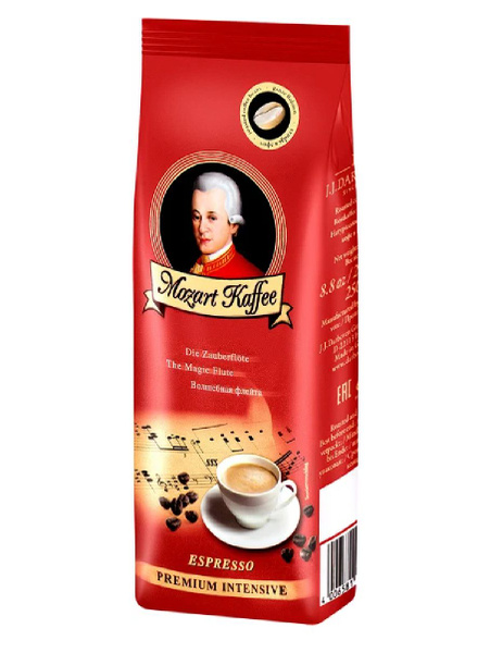 Кофе в зернах Mozart Kaffee Premium Intensive 250г - купить с доставкой ...