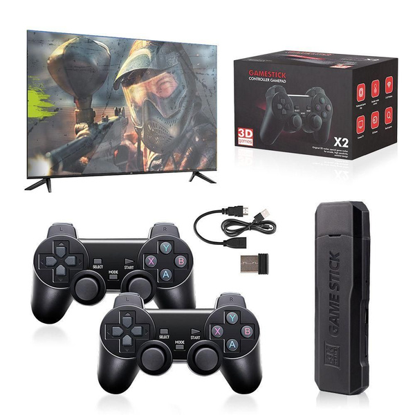 3D! Приставка игровая Game Stick X2, 64GB ,35500 игр ,Sega ,Nintendo ...
