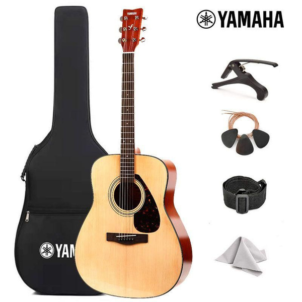Комплект YAMAHA F600 6-струнная акустическая гитара, Дредноут (Вестерн ...
