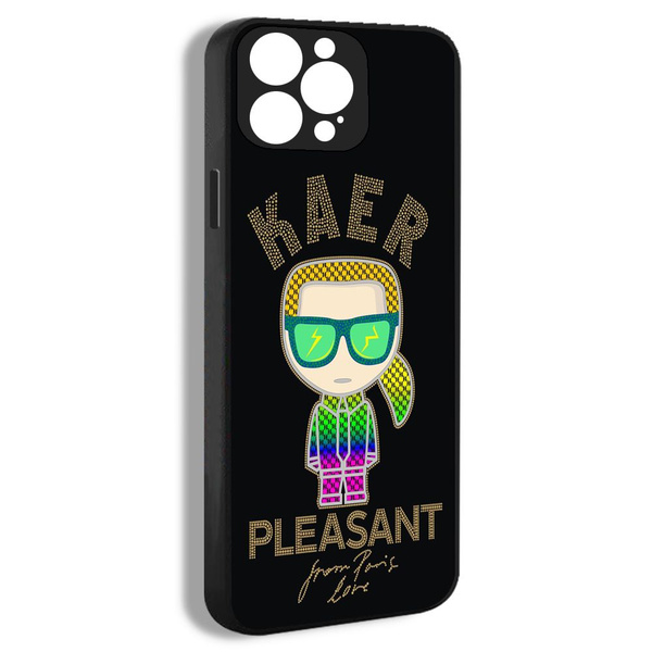 чехол для смартфона Подходит для iPhone 14 Pro Max Карл Лагерфельд ...