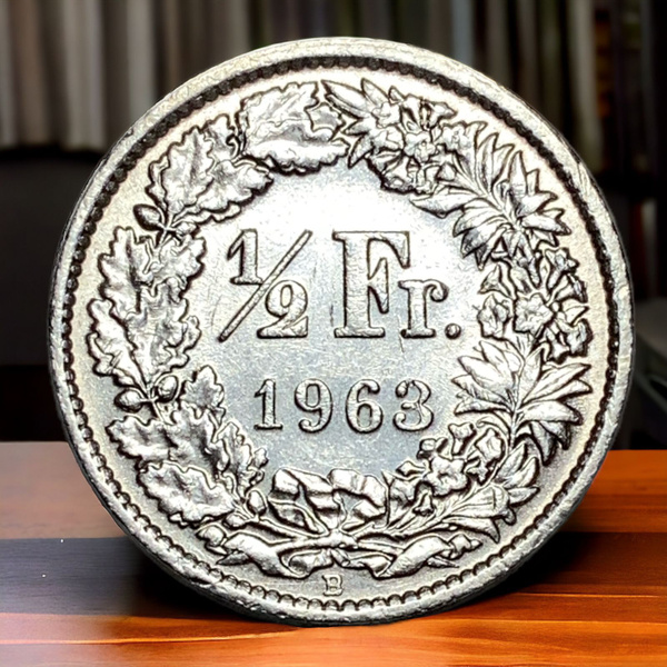 швейцария 1 2 франка 1963