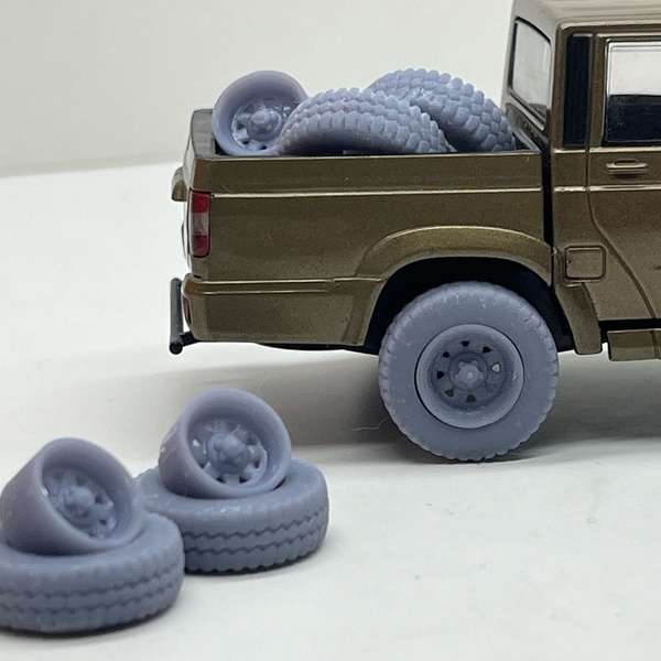 Колеса масштабные Off-Road для моделей 1/43-36 неокрашенные купить на ...