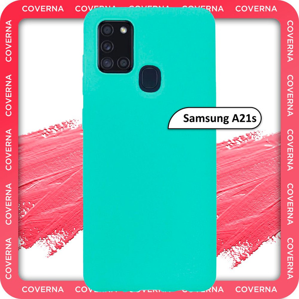 Чехол на Samsung A21s / для Самсунг А21s, накладка с однотонной матовой ...