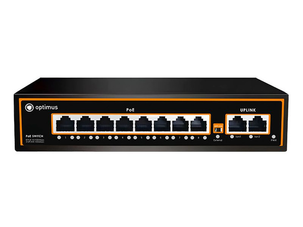 Коммутатор Optimussecurity Optimus U1I-8F/2F - купить по выгодной цене ...