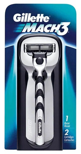 Gillette Mach-3 Станок +2 кассеты, набор - купить с доставкой по ...