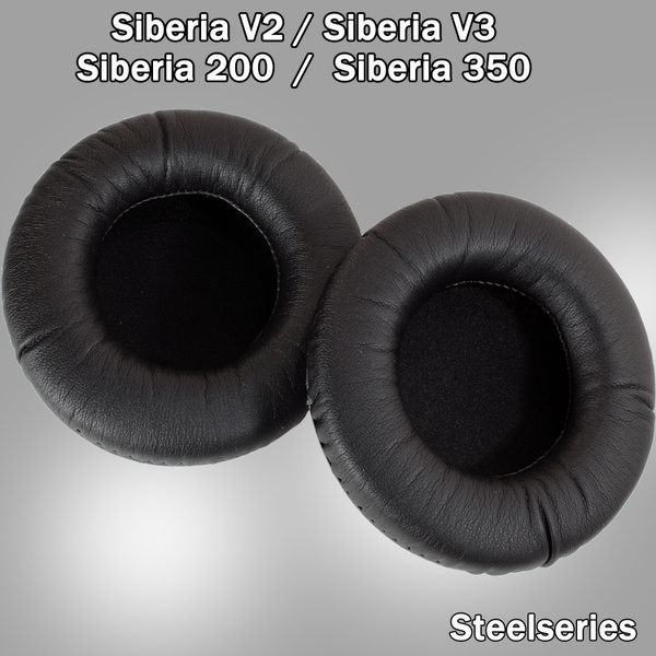 Амбушюры Steelseries Siberia V2 / V3, Siberia 200 / 350 черные купить ...