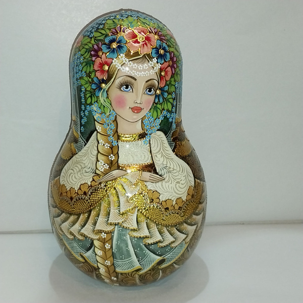 Матрешка-неваляшка с авторской росписью Лада - купить по выгодной цене ...