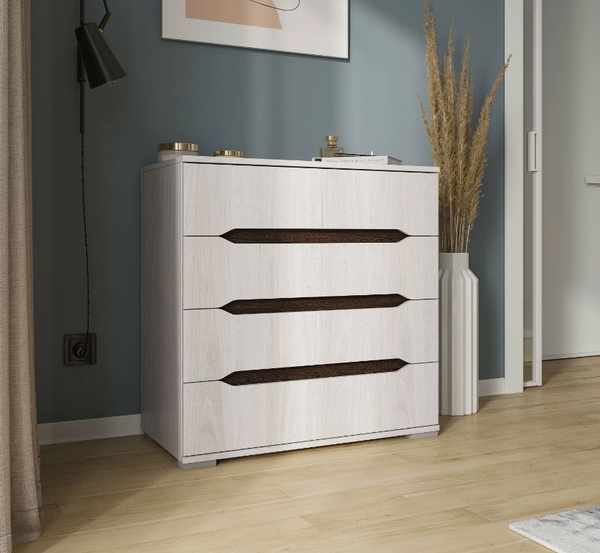 Комод МФ Стендмебель КМ 11 Валенсия, 80x45x83 см, 4 ящ. - купить по ...