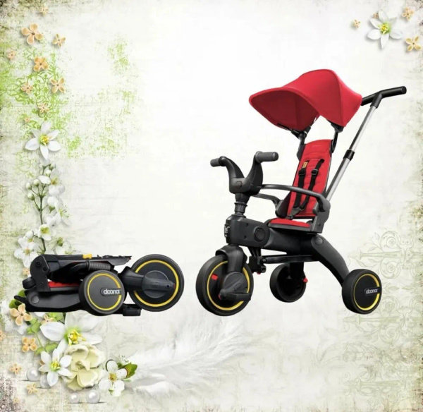 Велосипед детский трёхколесный складной Doona Liki Trike S1 Grey Hound ...